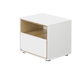 PAIDI Nachtkommode Lieven - weiß - Materialmix - 50,8 cm - 43,4 cm - cm 38,8 | Möbel Kraft