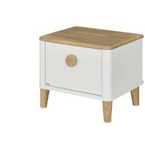 PAIDI Nachtkommode Lotte & Fynn - weiß - Materialmix - 49,6 cm - 42 cm - cm 40,5 | Möbel Kraft