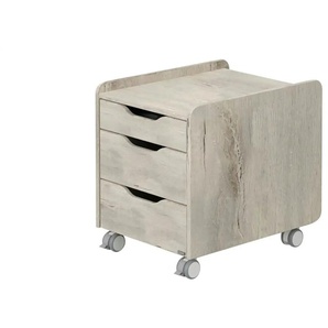 PAIDI Rollcontainer - holzfarben - Materialmix - 44,3 cm - 53,29 cm - cm 57,3 | Möbel Kraft
