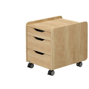 PAIDI Rollcontainer - holzfarben - Materialmix - 44,3 cm - 53,7 cm - cm 57,3 | Möbel Kraft