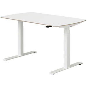 PAIDI Schreibtisch  e-lion ¦ weiß ¦ Maße (cm): B: 130 H: 62 T: 75.0