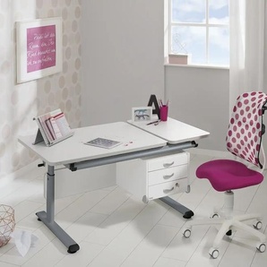 PAIDI Schülerschreibtisch  Diego ¦ weiß ¦ Maße (cm): B: 130 H: 53 T: 70.0