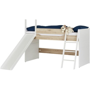 PAIDI Spielbett mit Rutsche  Fionn - weiß - Materialmix - 236,2 cm - 150,4 cm | Möbel Kraft