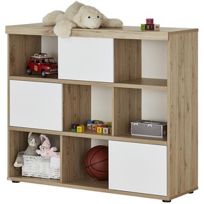 PAIDI Standregal  Fionn ¦ weiß ¦ Maße (cm): B: 126,9 H: 109,7 T: 42.6