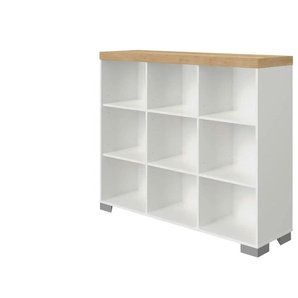 PAIDI Standregal Kira - weiß - Materialmix - 135,3 cm - 111,8 cm - cm 37,9 | Möbel Kraft