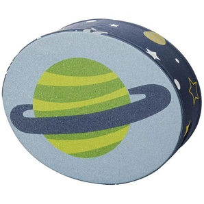 PAIDI Steckkissen Dinos im Weltall - blau - Materialmix - 35 cm - 28 cm - cm 12,0 | Möbel Kraft