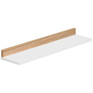 Paidi Wandboard Lieven , Weiß, Eiche , 94.8x8.2x22.5 cm , Blauer Engel, Goldenes M , Babymöbel, Babyregale