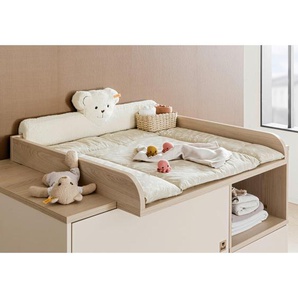 Paidi Wickelaufsatz Mila & Ben, Beige, Holzwerkstoff, 129.4x12.5x81.3 cm, Blauer Engel, Goldenes M, Babymöbel, Wickelkommoden & Zubehör,