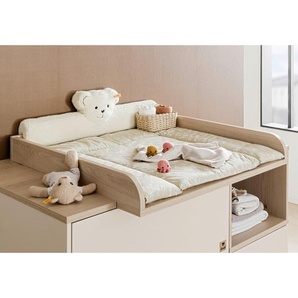 Paidi Wickelaufsatz Mila & Ben, Beige, Holzwerkstoff, 129.4x12.5x81.3 cm, Blauer Engel, Goldenes M, Babymöbel, Wickelkommoden & Zubehör,