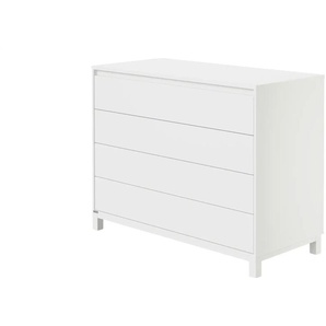 PAIDI Wickelkommode Olli - weiß - Materialmix - 123,5 cm - 94,9 cm - cm 56,1 | Möbel Kraft