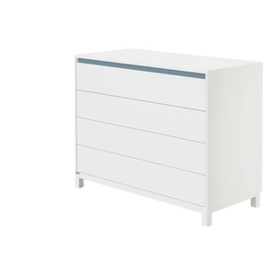 PAIDI Wickelkommode Olli - weiß - Materialmix - 123,5 cm - 94,9 cm - cm 56,1 | Möbel Kraft