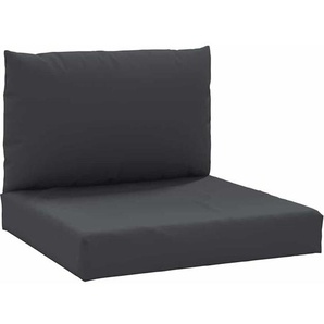 Palettenkissen 2-tlg. Schwarz Oxford-Gewebe Vidaxl