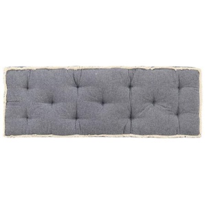 vidaXL Palettensofa-Kissen Blau 120x40x7 cm