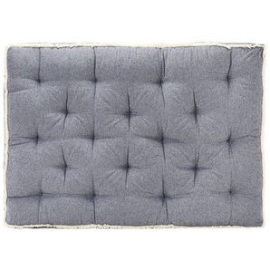 vidaXL Palettensofa-Kissen Blau 120x80x10 cm