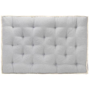 vidaXL Palettensofa-Kissen Grau 120x80x10 cm