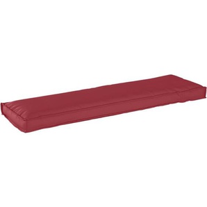 Palettkissen für Bank Weinrot 140x40x8 cm Oxford Stoff Vidaxl