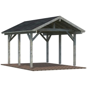 Einzelcarport PALMAKO Robert Carports grau (hellgrau) Carports