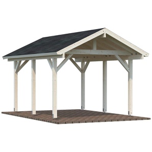 Einzelcarport PALMAKO Robert Carports beige (natur) Carports