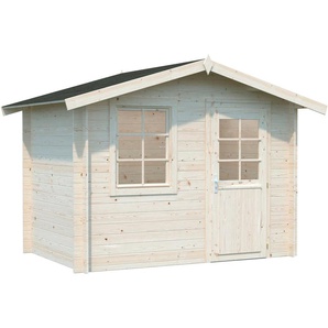 Gartenhaus PALMAKO Klara Gartenhäuser Gr. ohne Fußboden, ohne Dacheindeckung, farblos (transparent) Gartenhäuser aus Holz 4,7 qm