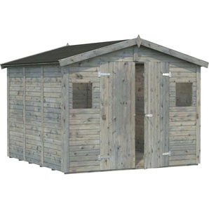 Gerätehaus PALMAKO Dan Gerätehäuser grau Geräteschuppen