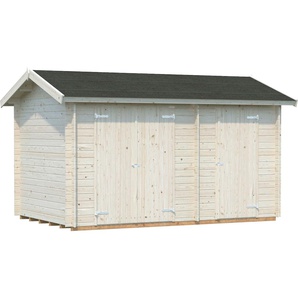 Gerätehaus PALMAKO Jari Gerätehäuser beige (natur) Geräteschuppen natur