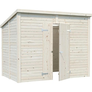 Gerätehaus PALMAKO Leif Gerätehäuser beige (natur) Geräteschuppen natur