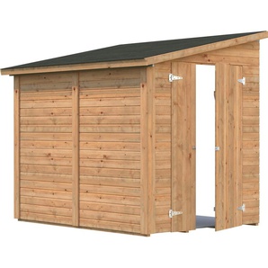 Gerätehaus PALMAKO Mia Gerätehäuser braun (hellbraun) Geräteschuppen hellbraun