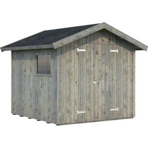 Gerätehaus PALMAKO Nils Gerätehäuser grau Geräteschuppen