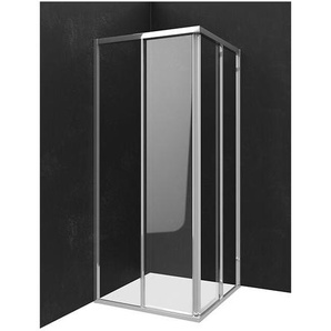 Palme Drive 1.0 Eckeinstiegsh.DXE280B 78.5x200cm silber re.H1 ESG transp. DXE280B/H1/20