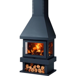 Panadero Kaminofen Canada schwarz/metallic 5,9 kW