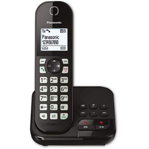 PANASONIC DECT-Telefon KX-TGC460, mit AB, schwarz