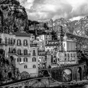 Papermoon Fototapete ATRANI AMALFI-ITALIEN RETRO