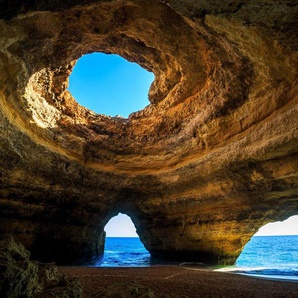 Papermoon Fototapete Höhle in der Benagil-Algarve