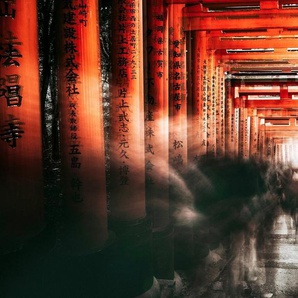 Papermoon Fototapete Photo-Art CARMINE CHIRIACO, FUSHIMI-INARI-SCHREIN