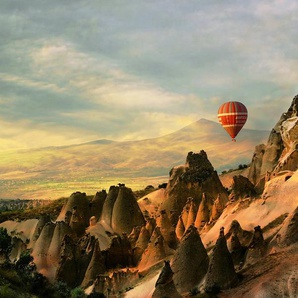 PAPERMOON Fototapete Photo-Art EMINE BASA, CAPPADOCIA Tapeten Gr. B/L: 5,00 m x 2,80 m, Bahnen: 10 St., bunt Fototapeten