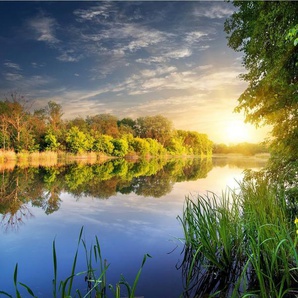 Papermoon Fototapete River at the Sunset, glatt