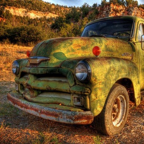 Papermoon Fototapete Vintage Pick Up Truck