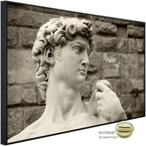 PAPERMOON Infrarotheizung Griechische Statue Heizkörper Gr. B/H/T: 100 cm x 60 cm x 3 cm, 600 W, bunt (kunstmotiv im aluminiumrahmen) Heizkörper