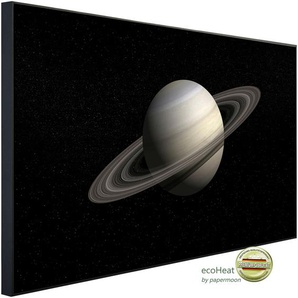 PAPERMOON Infrarotheizung Saturn Heizkörper Gr. B/H/T: 120 cm x 60 cm x 3 cm, 750 W, bunt (kunstmotiv im aluminiumrahmen) Heizkörper