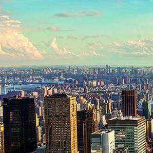 papermoon Vlies- Fototapete Digitaldruck 350 x 100 cm Digitaldruck New York GLO769559083