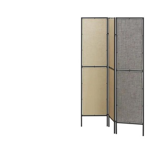 Paravent - beige - Metall - 135 cm - 181 cm - cm 2,0 | Möbel Kraft