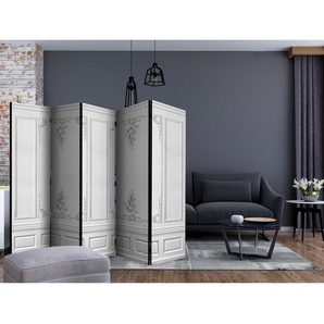 Paravent Palatial Wall Fleece Grau 225 x 172 x 3cm