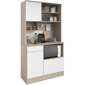 Parisot Buffet Socool, viel Stauraum, Made in Europe, mit praktischer Magenetleiste (1-St., B/H/T ca. 100x180x45) ideal für kleine Räume