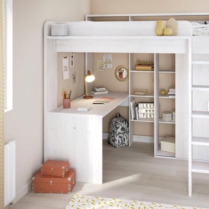 Parisot Hochbett Higher inkl. Schrank, Schreibtisch und Regal