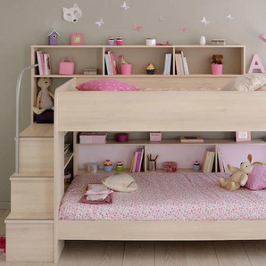 Jugendzimmer-Set PARISOT Bibop Schlafzimmermöbel-Sets Gr. Ohne Bettschubkasten, braun (akazienfarben) Baby Komplett-Kinderzimmer