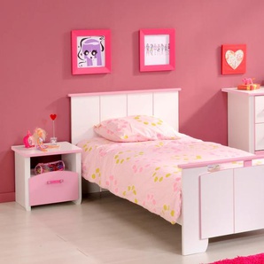 Jugendzimmer-Set PARISOT Biotiful Schlafzimmermöbel-Sets rosa (weiß, rosa) Baby Komplett-Kinderzimmer