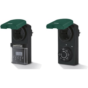 PARKSIDE® Steckdosenadapter mit Zeitschaltuhr, spritzwassergeschützt (IP44)