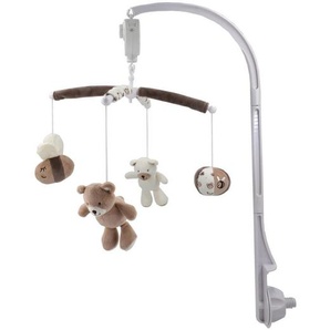 Patinio Mobile Honey, Braun, Creme, Beige, Kunststoff, Textil, Füllung: Polyester, unisex, EN 71, Geräuscheffekte, Gute-Nacht-Musik, Schlafen,