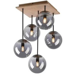 Paul Neuhaus Deckenleuchte   ¦ holzfarben ¦ Maße (cm): B: 37 H: 59,5 T: 37.0