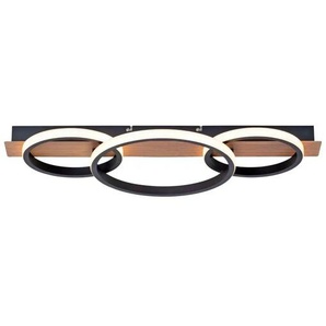 Paul Neuhaus Deckenleuchte - holzfarben - Materialmix - 68 cm - 8 cm - cm 30,0 | Möbel Kraft